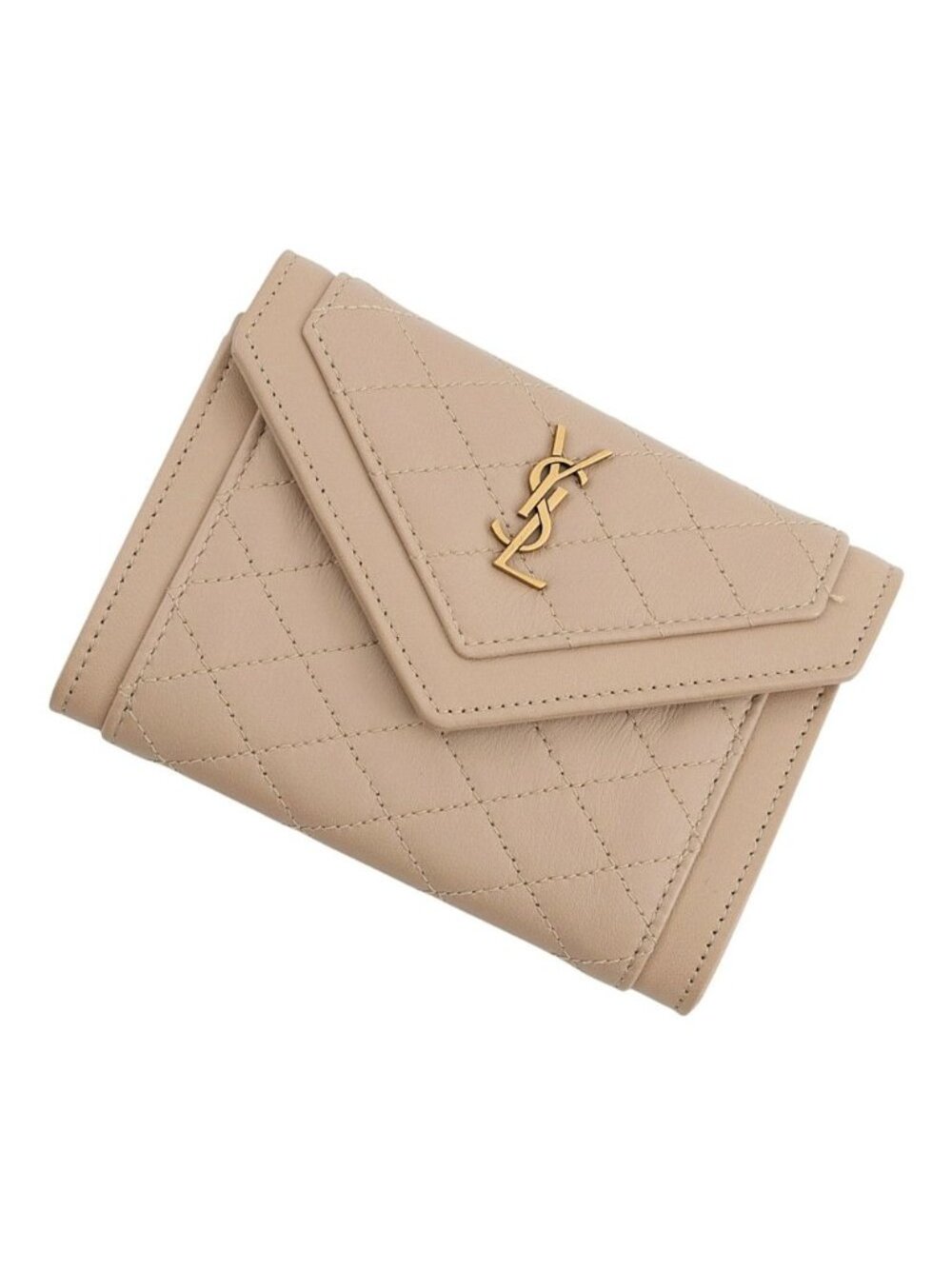 Saint Laurent Paris Card Case Small Envelope Wallet Lambskin